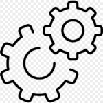 hd settings black line icon png 701751694973543ev5sfvai0q